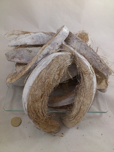 Coco husk 500 gr. white-wash